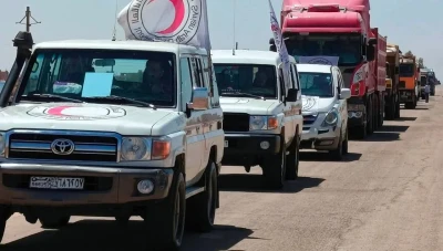 جنوب سوريا: الهلال الأحمر يؤكد تعرض قافلة لإطلاق نار