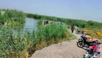 دير الزور: غرق طفلين في نهر الفرات وإنقاذ آخرين بقرية جديد بكّارة