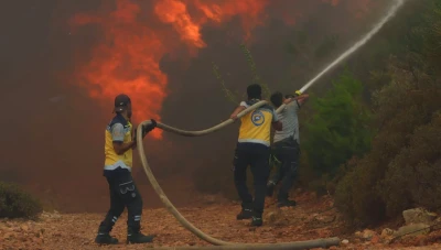 الدفاع المدني: سيطرنا على 90 في المئة من حرائق ريف اللاذقية