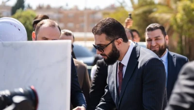 حمص: الرئيس الشرع يضع حجر الأساس لمشاريع تنموية