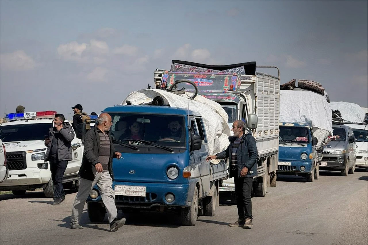 عودة نحو 400 عائلة من أهالي عفرين من الحسكة إلى ريف حلب