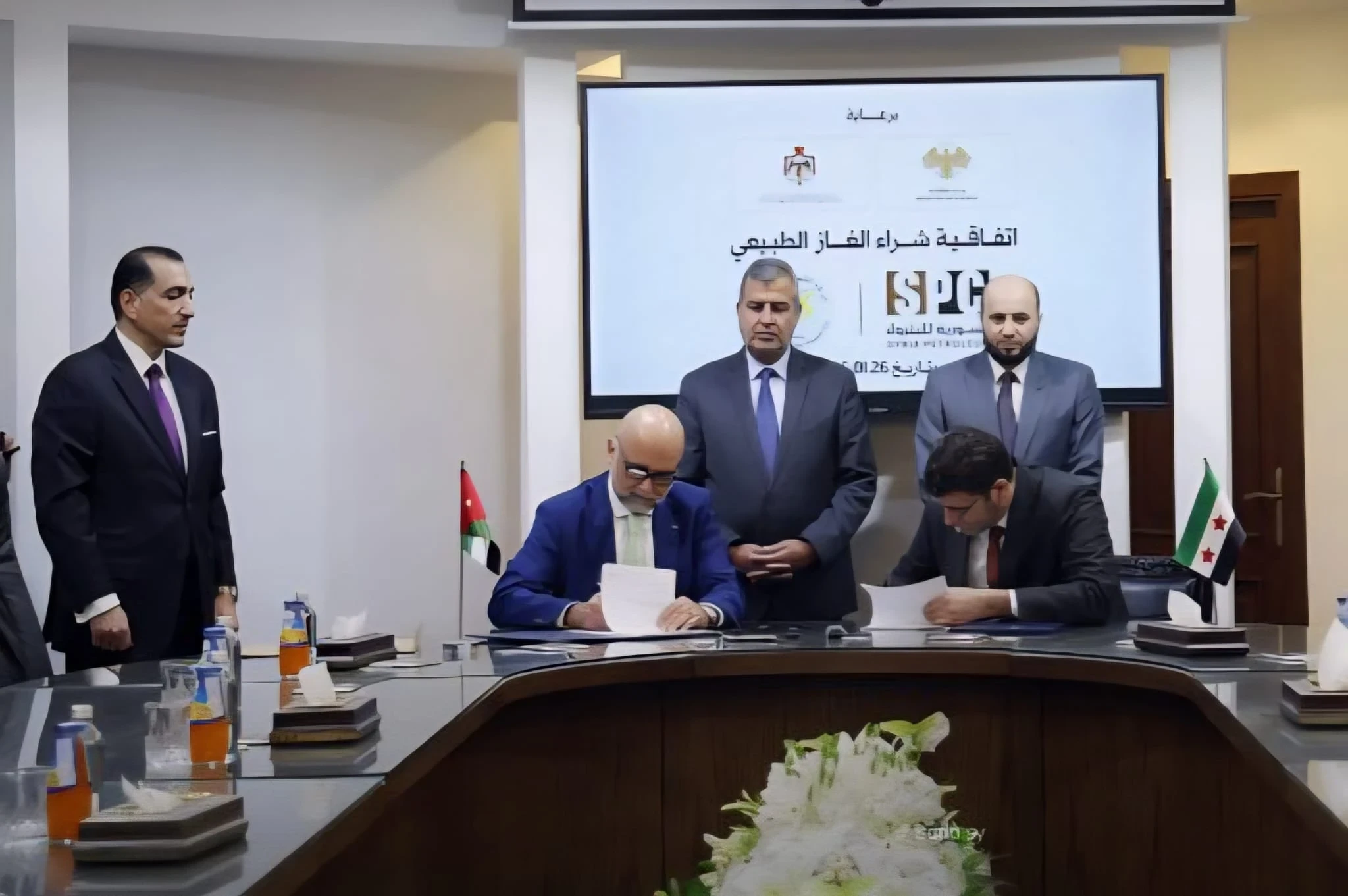 اتفاق سوري أردني على توريد الغاز