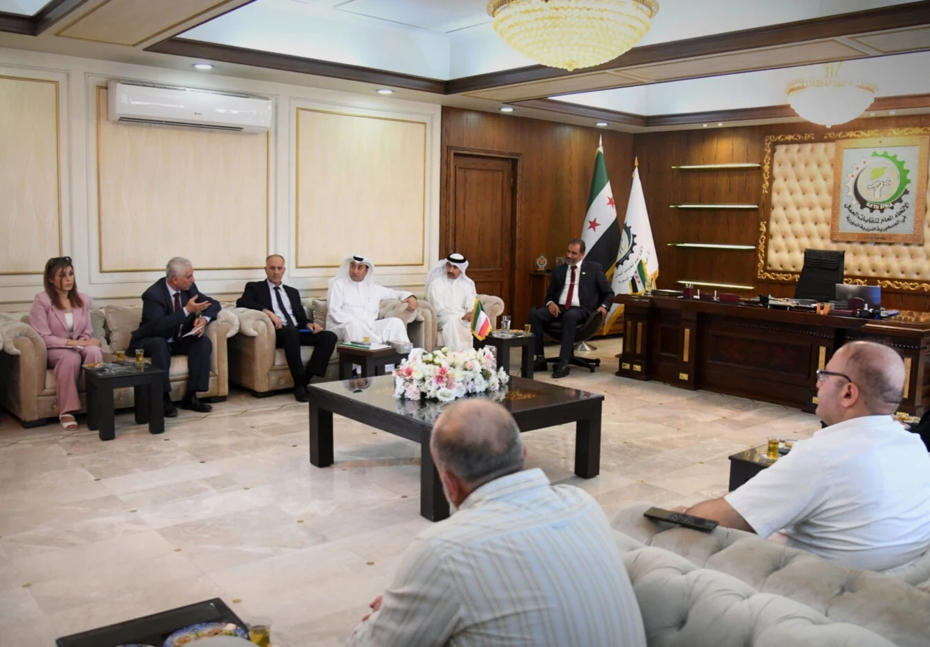 دمشق: اتحاد عمال الكويت يعلن دعم العمال السوريين