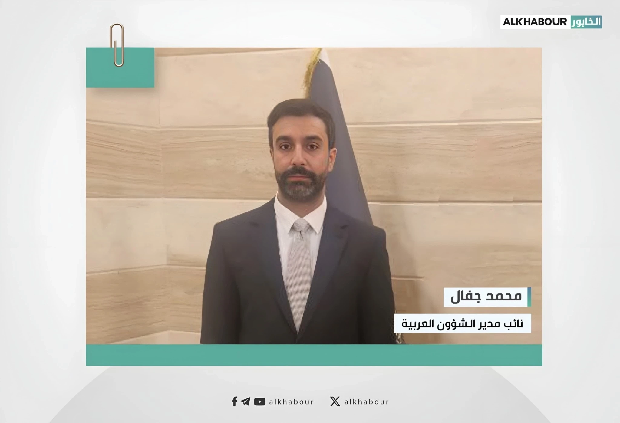 محمد جفال يبشر السوريين في ليبيا بقرب افتتاح السفارة بطرابلس