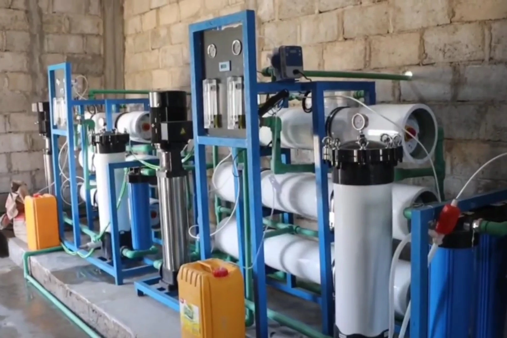 تشغيل محطة جديدة لتحلية مياه الشرب في ريف البوكمال بدير الزور