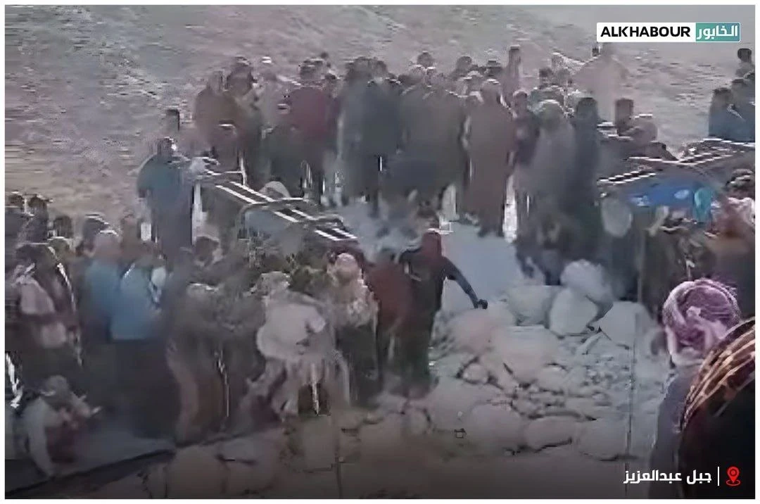 ب ي د" لم تحرك ساكنا..استمرار جهود انتشال العالقين بعد انهيار نفق بالحسكة